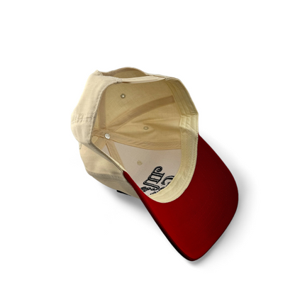 Mama Gang Snapback Hat (Red / Natural)