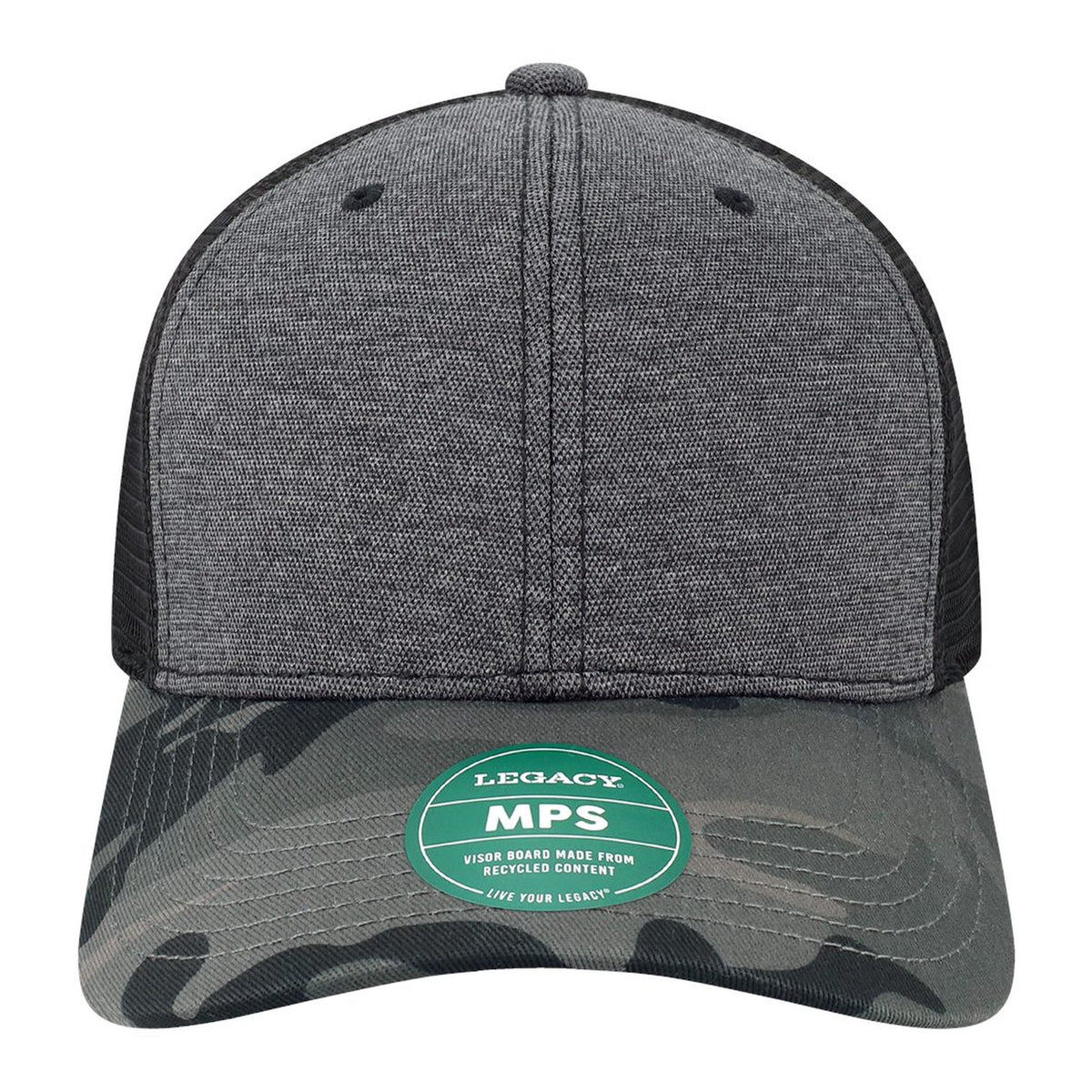 Custom - Legacy MPS Mid-Pro Snapback Trucker - Black/Camo