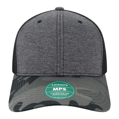 Custom - Legacy MPS Mid-Pro Snapback Trucker - Black/Camo