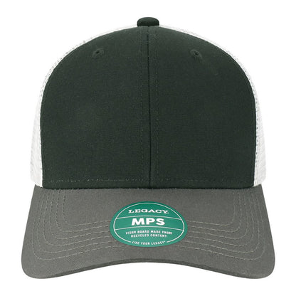 Custom - Legacy MPS Mid-Pro Snapback Trucker - Black/Dark Grey/Silver