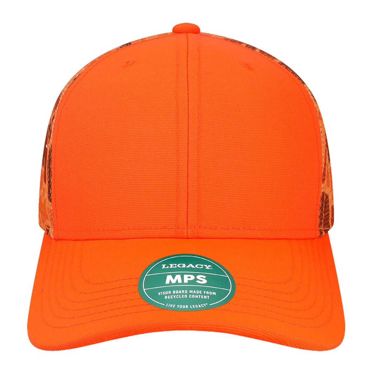 Custom - Legacy MPS Mid-Pro Snapback Trucker - Blaze Orange/Camo