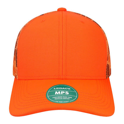 Custom - Legacy MPS Mid-Pro Snapback Trucker - Blaze Orange/Camo