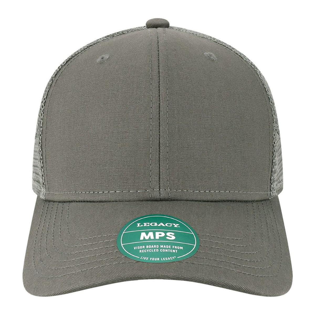 Custom - Legacy MPS Mid-Pro Snapback Trucker - Dark Grey/Dark Grey