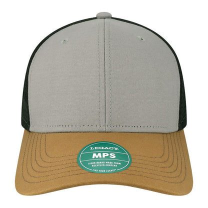 Custom - Legacy MPS Mid-Pro Snapback Trucker - Grey/Caramel/Black