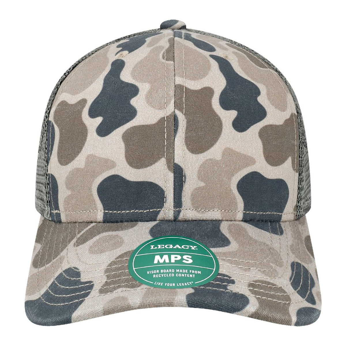 Custom - Legacy MPS Mid-Pro Snapback Trucker - Grey Duck Camo/Grey