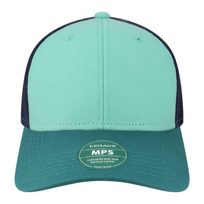 Custom - Legacy MPS Mid-Pro Snapback Trucker - Mint/Marine/Navy