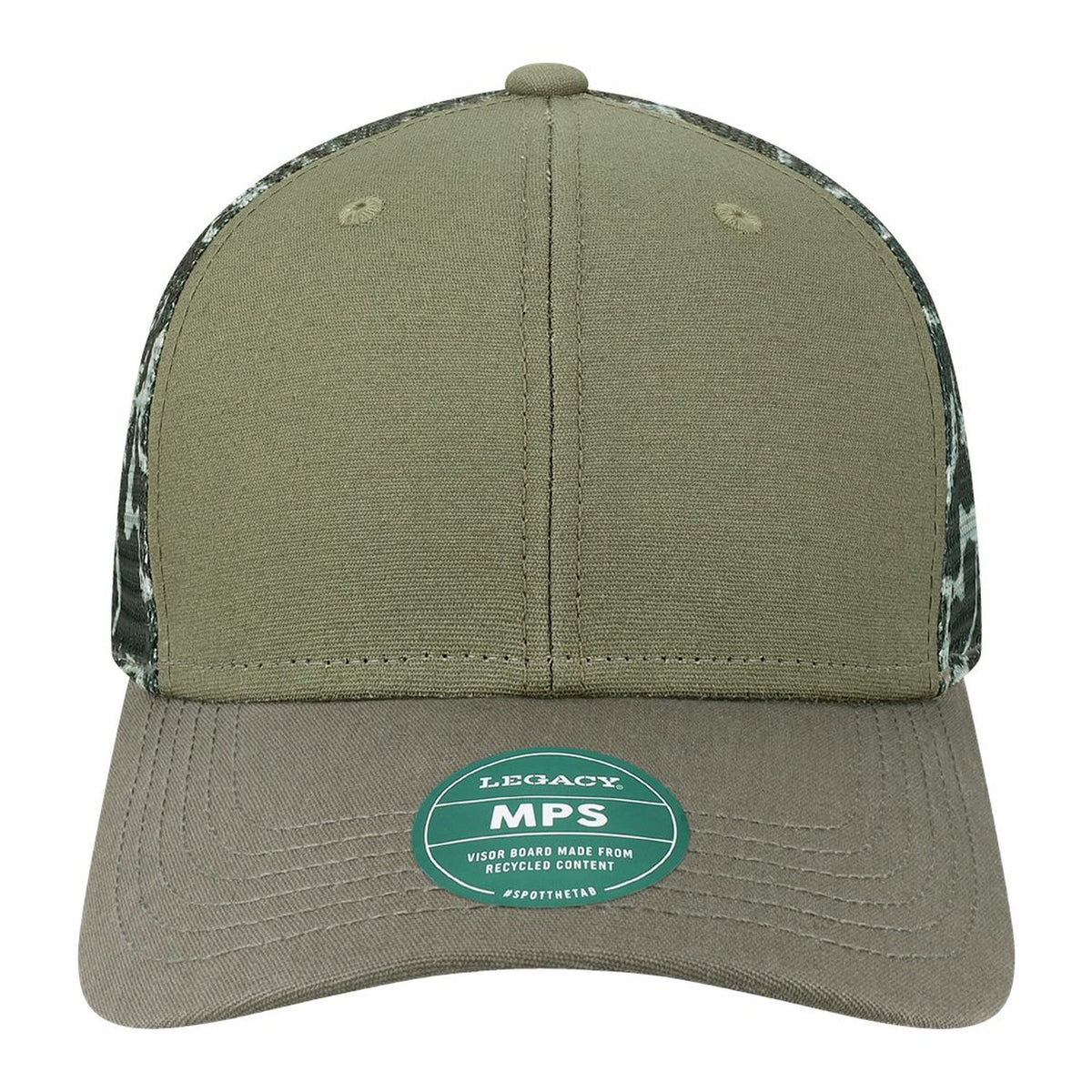 Custom - Legacy MPS Mid-Pro Snapback Trucker - Olive/Grey/Grey Camo