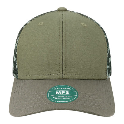 Custom - Legacy MPS Mid-Pro Snapback Trucker - Olive/Grey/Grey Camo