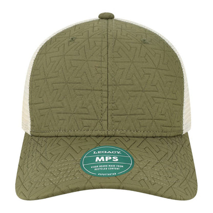Custom - Legacy MPS Mid-Pro Snapback Trucker - Olive Z - Quilted
