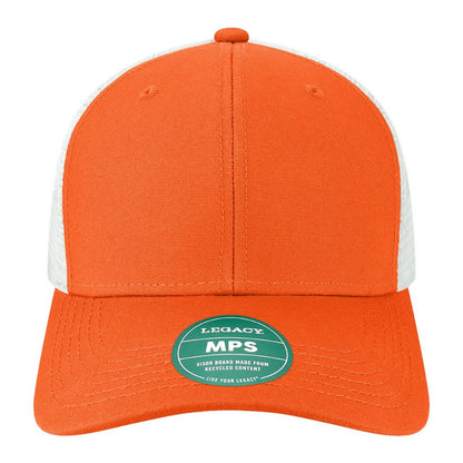 Custom - Legacy MPS Mid-Pro Snapback Trucker - Orange/White