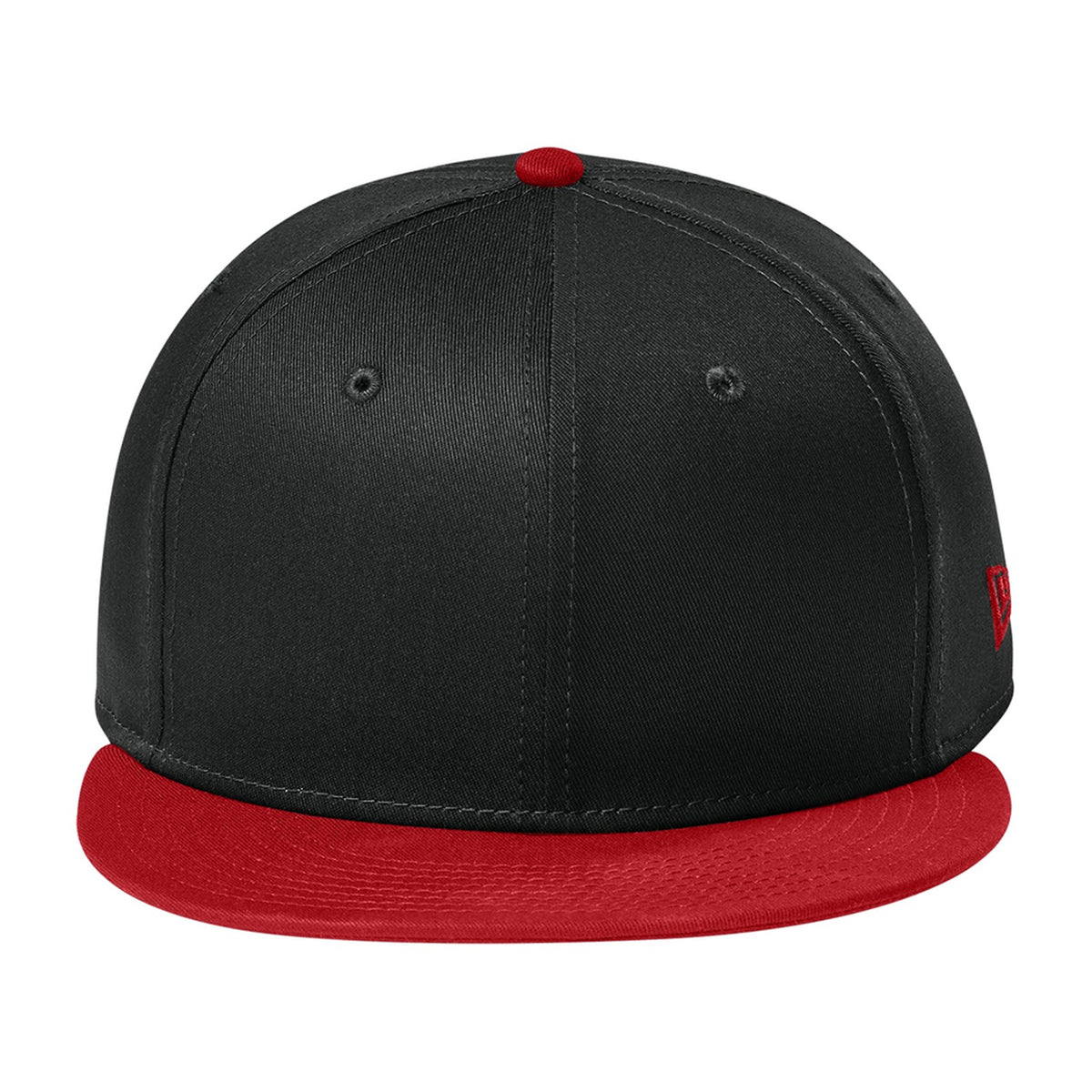 Custom - New Era NE400 9FIFTY Flat Bill Snapback - Black/Scarlet