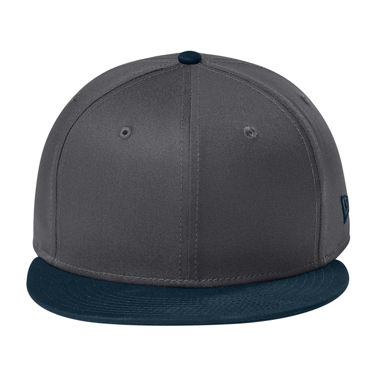 Custom - New Era NE400 9FIFTY Flat Bill Snapback - Charcoal/Deep Navy