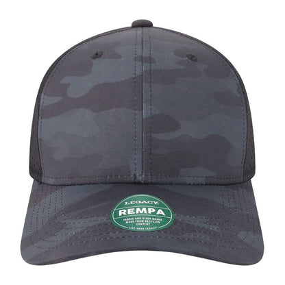 Custom - Legacy REMPA Reclaim Mid-Pro Trucker - Black Camo
