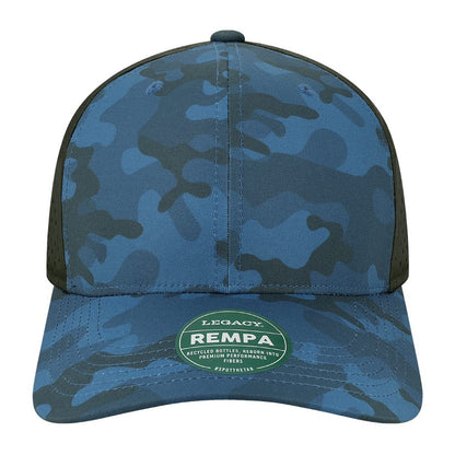 Custom - Legacy REMPA Reclaim Mid-Pro Trucker - Blue Camo/Black