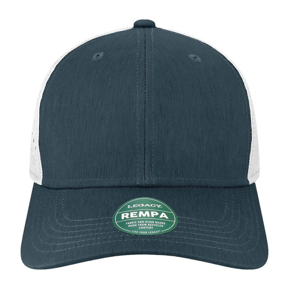 Custom - Legacy REMPA Reclaim Mid-Pro Trucker - Eco Navy/White