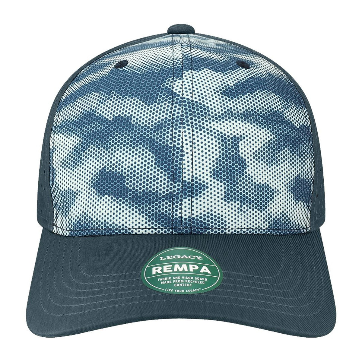 Custom - Legacy REMPA Reclaim Mid-Pro Trucker - Navy Camo Dots