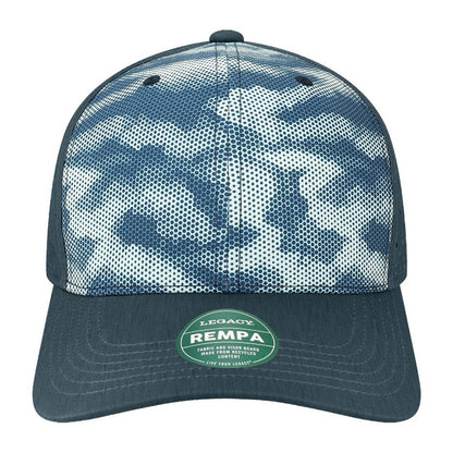 Custom - Legacy REMPA Reclaim Mid-Pro Trucker - Navy Camo Dots