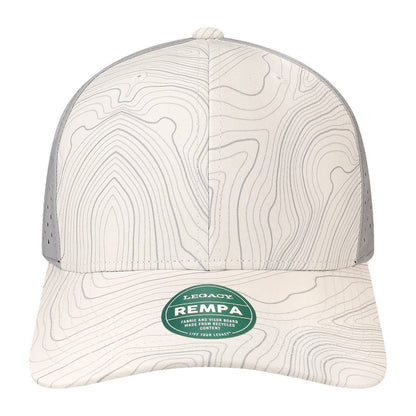 Custom - Legacy REMPA Reclaim Mid-Pro Trucker - White Grey Topo