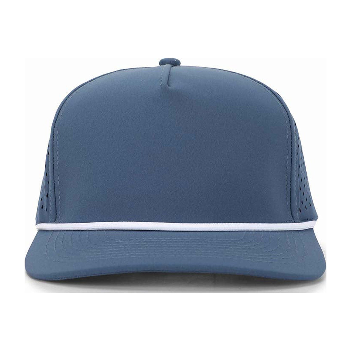 5-panel rope hat — deep blue front