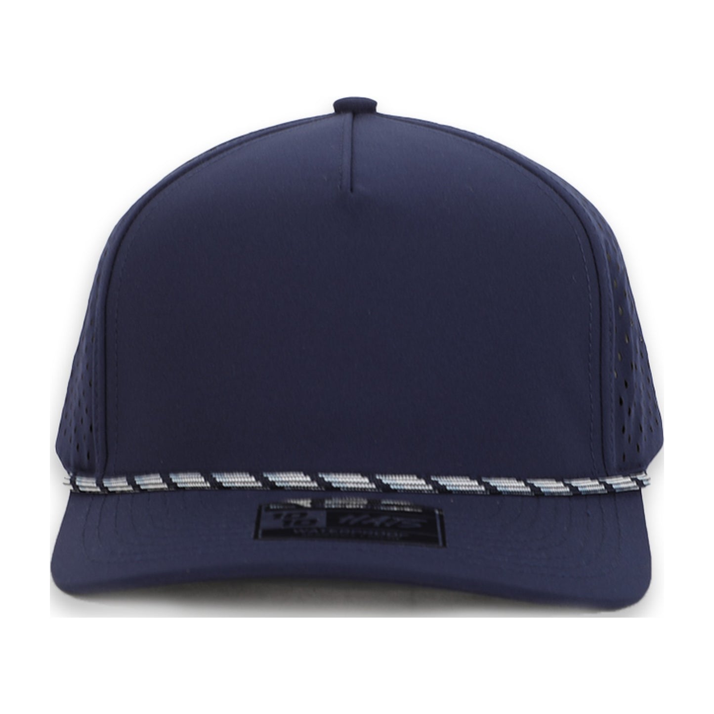 5-panel rope hat — true navy front