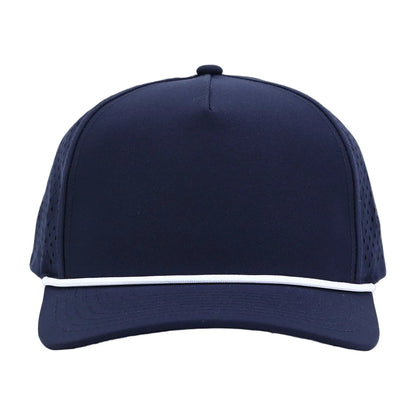 1010 Performance 5-Panel Rope | Custom Hats - True Navy / White Rope